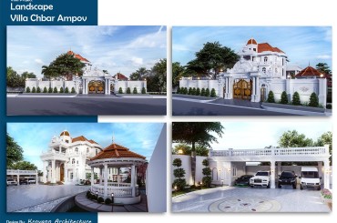 Landscape villa Chhbar Ampov